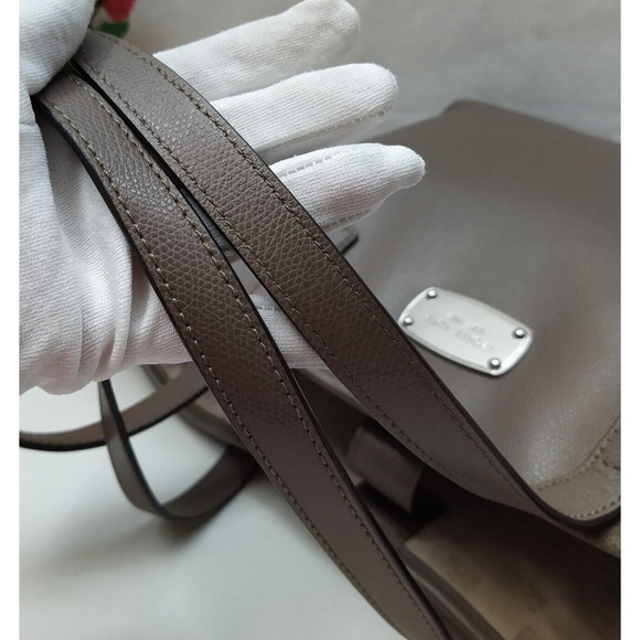 Michael Kors Gray Pebbled Leather Double Handle Tote Bag - Picture 5 of 16